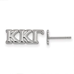 Sterling Silver Kappa Kappa Gamma XS Greek Letters Post Earrings